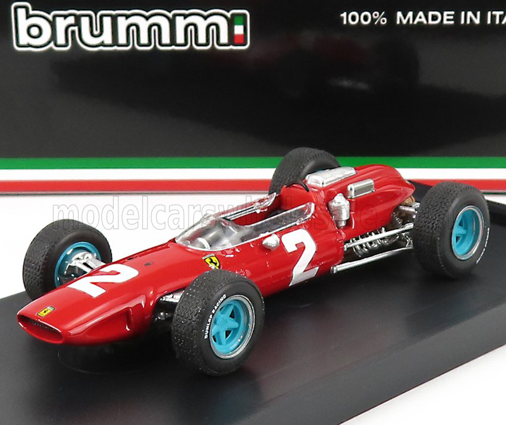 FERRARI F1 158 N 2 WINNER ITALY GP JOHN SURTEES 1964 WORLD CHAMPION, RED