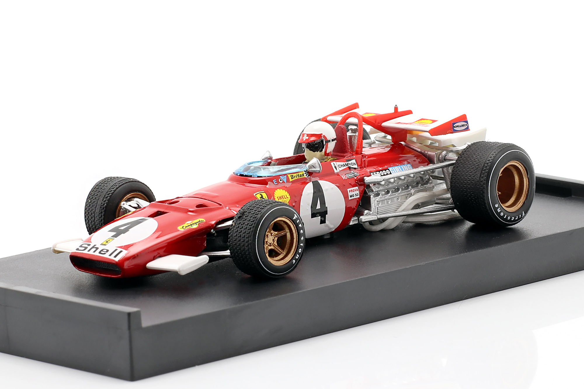 FERRARI 312 B GP ITALY 1970 REGAZZONI WITH DRIVER FIGURINE