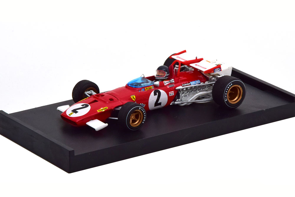 FERRARI 312 B GP ITALY 1970 ICKX WITH DRIVER FIGURINE