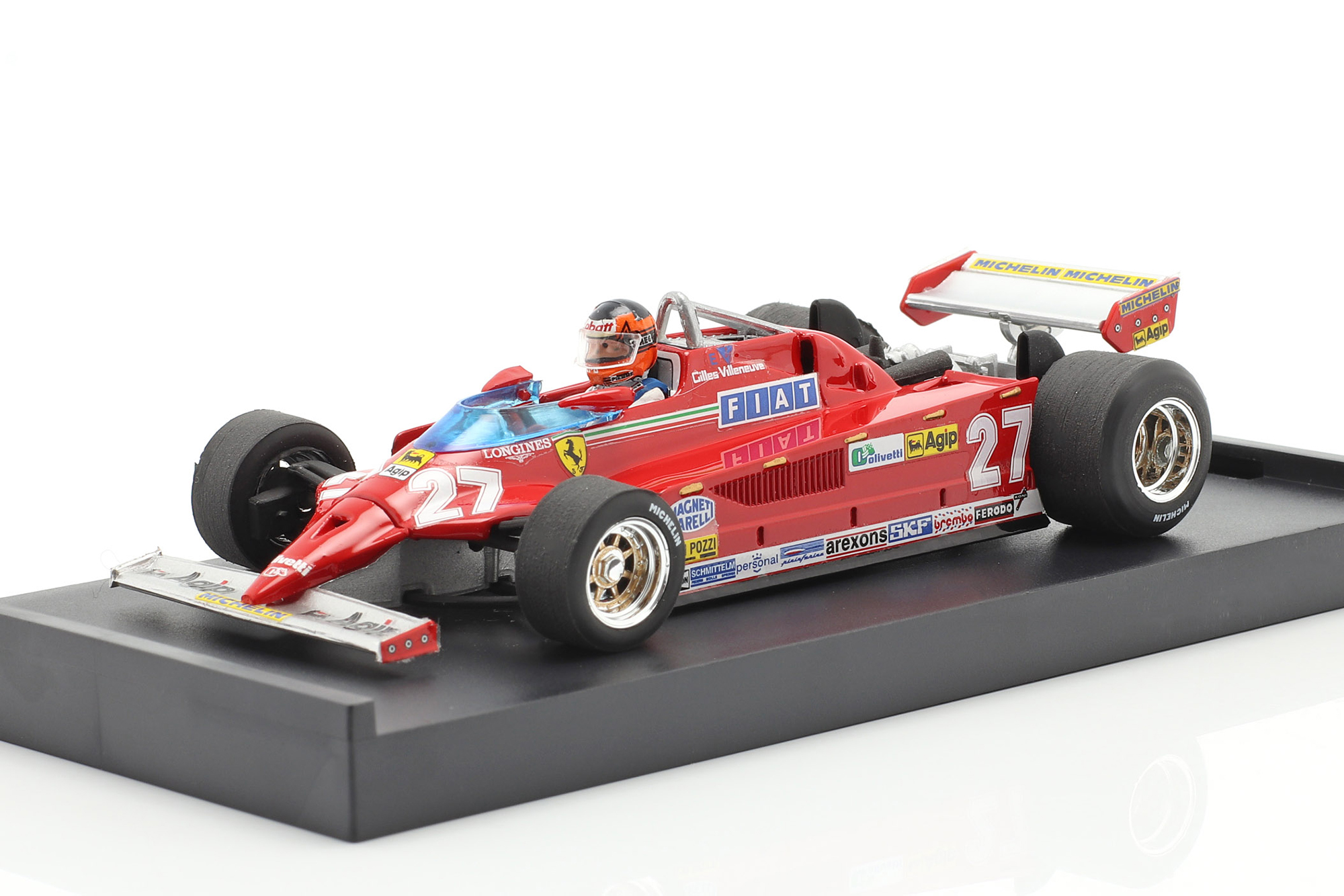 FERRARI 126CK #27 GP MONACO FORMULA 1 1981 G. VILLENEUVE / ФЕРРАРИ 126CK ГРАН-ПРИ МОНАКО ФОРМУЛА-1 ВИЛЛЕНЕУВЕ