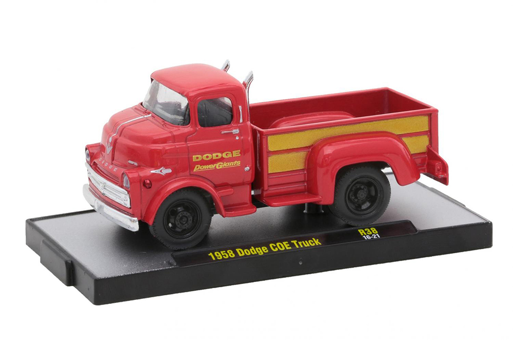 DODGE COE TRUCK 1958 RED / DODGE COE ГРУЗОВИК 1958 КРАСНЫЙ (ДЛИНА МОДЕЛИ 6-10 СМ)