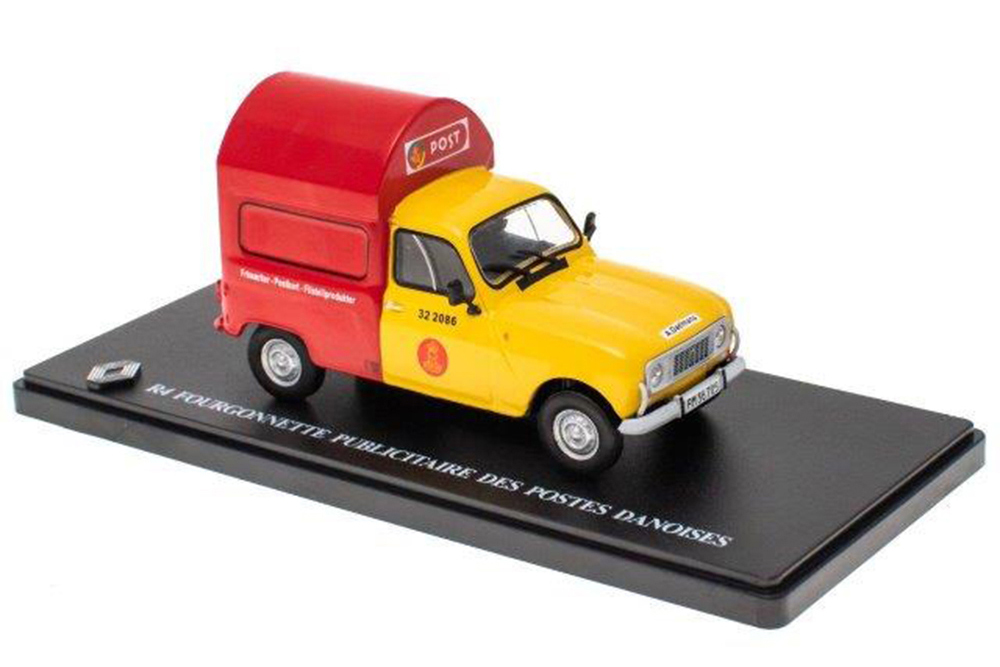 RENAULT 4 FOURGONNETTE PUBLICITAIRE (ПОЧТА ДАНИИ) 1988