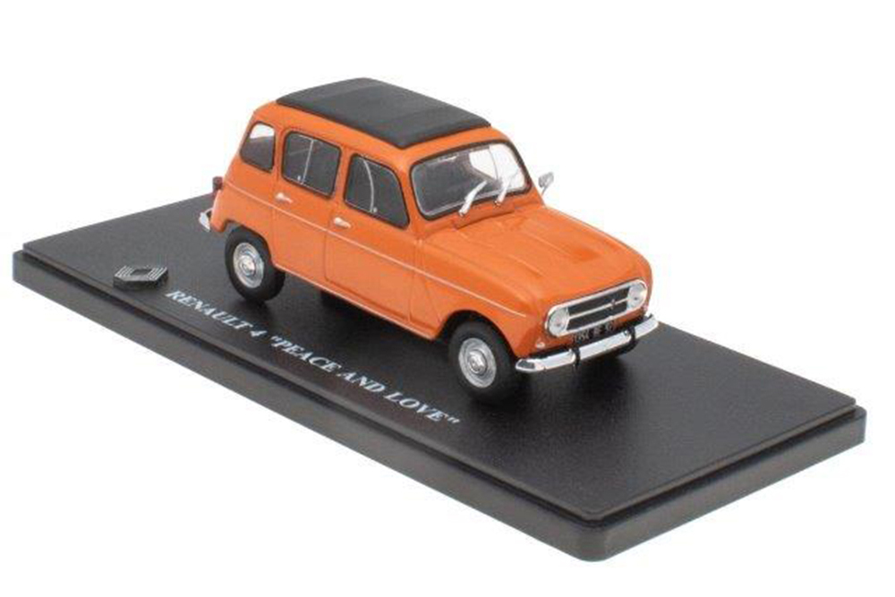 RENAULT 4 PEACE AND LOVE 1974 ORANGE