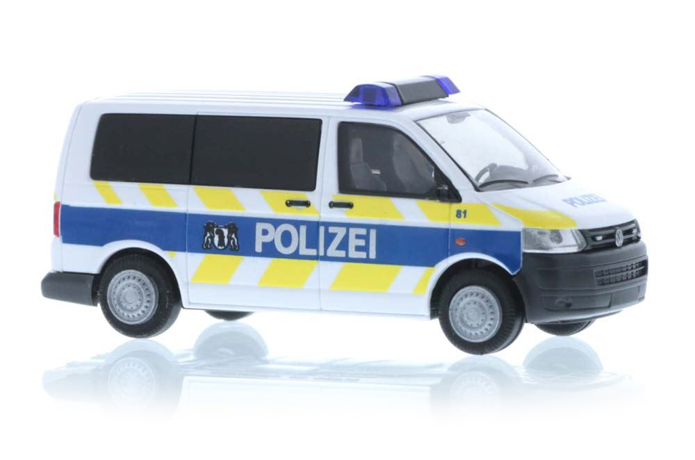VW VOLKSWAGEN T5 POLIZEI BASEL STADT (ПОЛИЦИЯ) (ДЛИНА МОДЕЛИ 3-5 СМ)