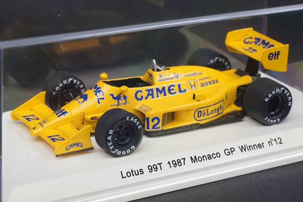 LOTUS HONDA 99T WINNER MONACO GP 1987 A.SENNA #12