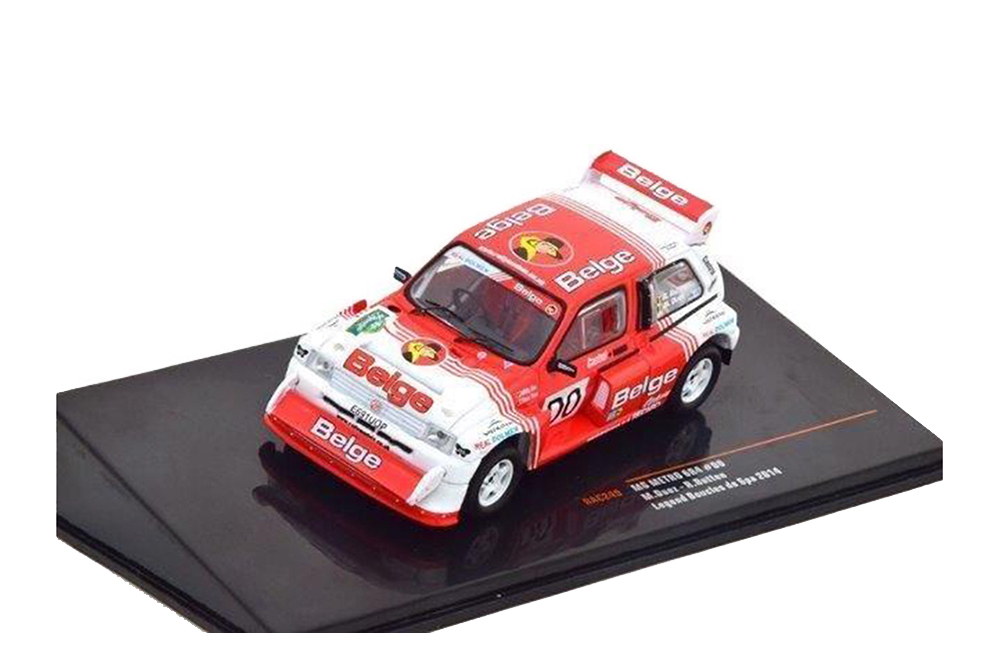 MG METRO 6R4 #D0 BELGE TEAM DUEZ/RUTTEN LEGEND BOUCLES DE SPA 2014 / MG METRO 6R4 #D0 БЕЛЬГИЙСКАЯ КОМАНДА DUEZ/RUTTEN LEGEND BOUCLES DE SPA 2014