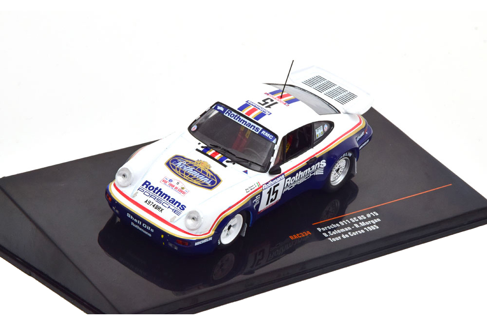PORSCHE 911 SC RS (954) #15 ROTHMANS PORSCHE RALLY TEAM COLEMAN/MORGAN 4 МЕСТО RALLY TOUR DE CORSE 1985