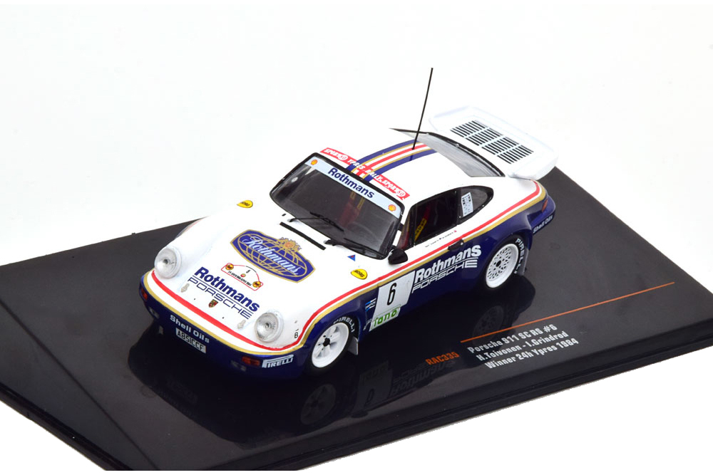PORSCHE 911 SC RS (954) #6 ROTHMANS PORSCHE RALLY TEAM TOIVONEN/GRINDROD ПОБЕДИТЕЛЬ YPRES 24 HOURS RALLY 1984