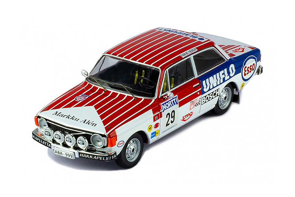 VOLVO 142 #29 ALEN/TOIVONEN 2 МЕСТО 1000 LAKES RALLY 1973