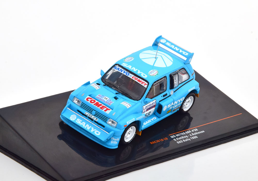 MG METRO 6R4 NO 58 RAC RALLY 1986