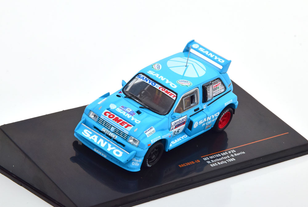 MG METRO 6R4 NO 35 RAC RALLY 1986