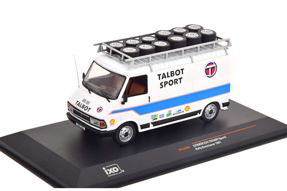 CITROEN C 35 ТЕХНИЧКА TALBOT SPORT С БАГАЖНИКОМ И КОЛЕСАМИ НА КРЫШЕ 1981