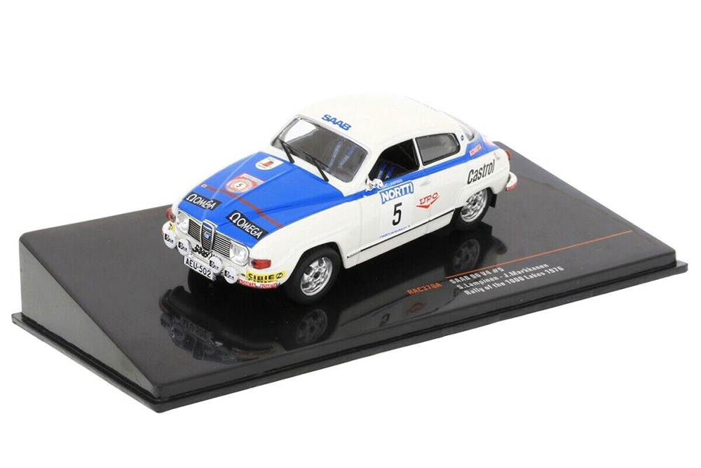 SAAB 96 V4 #5 1000 LAKES RALLY 1976 S.LAMPINEN/S.MARKKANEN