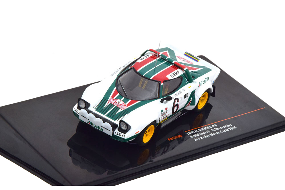 LANCIA STRATOS HF #6 LANCIA ALITALIA B.WALDEGARD/H.THORSZELIUS 2 МЕСТО RALLY MONTE CARLO 1976