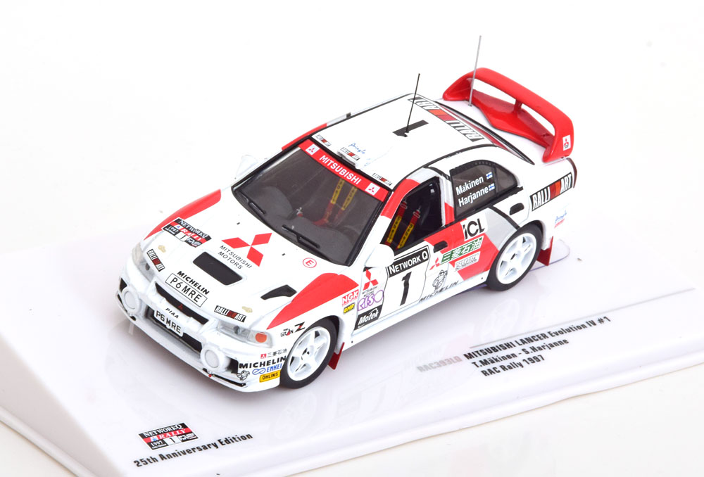 MITSUBISHI CARISMA GT EVO IV NO 1 RAC RALLY WORLD CHAMPION 1997