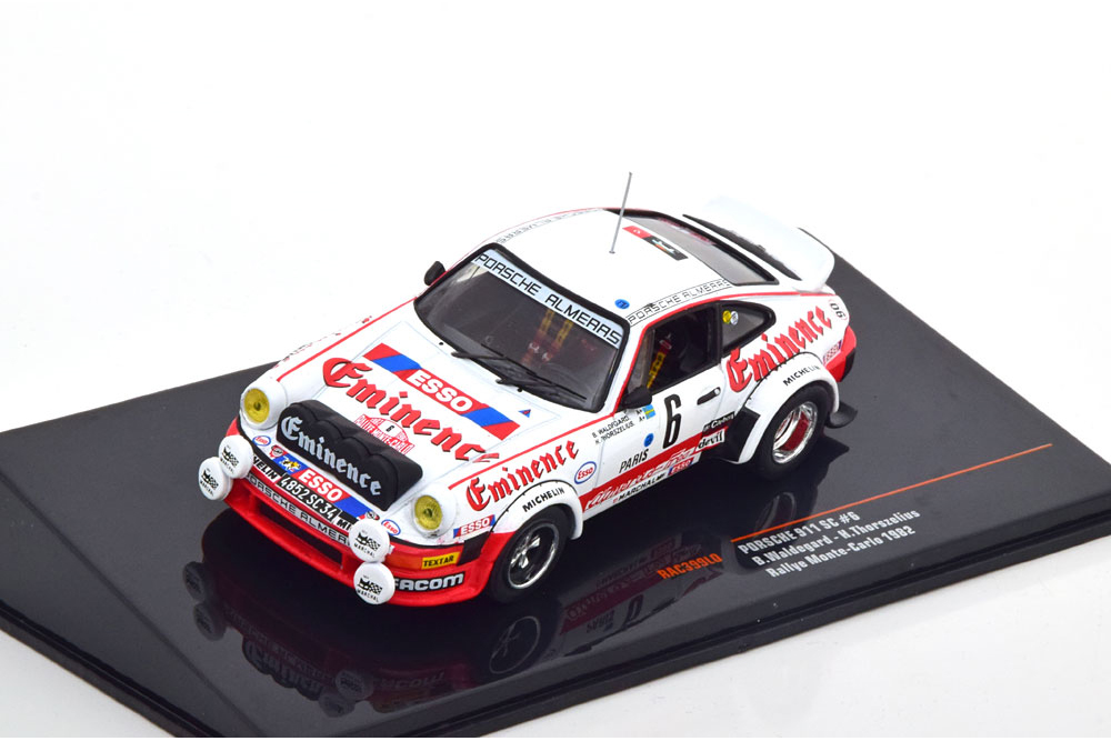 PORSCHE 911 SC #6 EMINENCE PORSCHE ALMERAS WALDEGARD/THORSZELIUS RALLY MONTE CARLO 1982