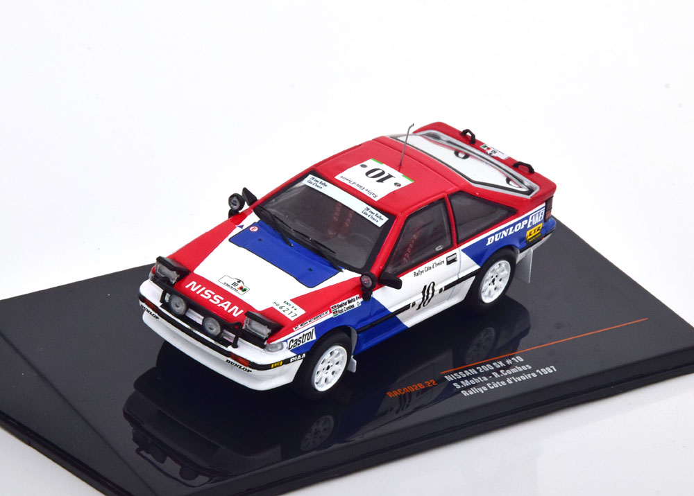 NISSAN 200SK NO 10 RALLY COTE D IVOIRE 1987