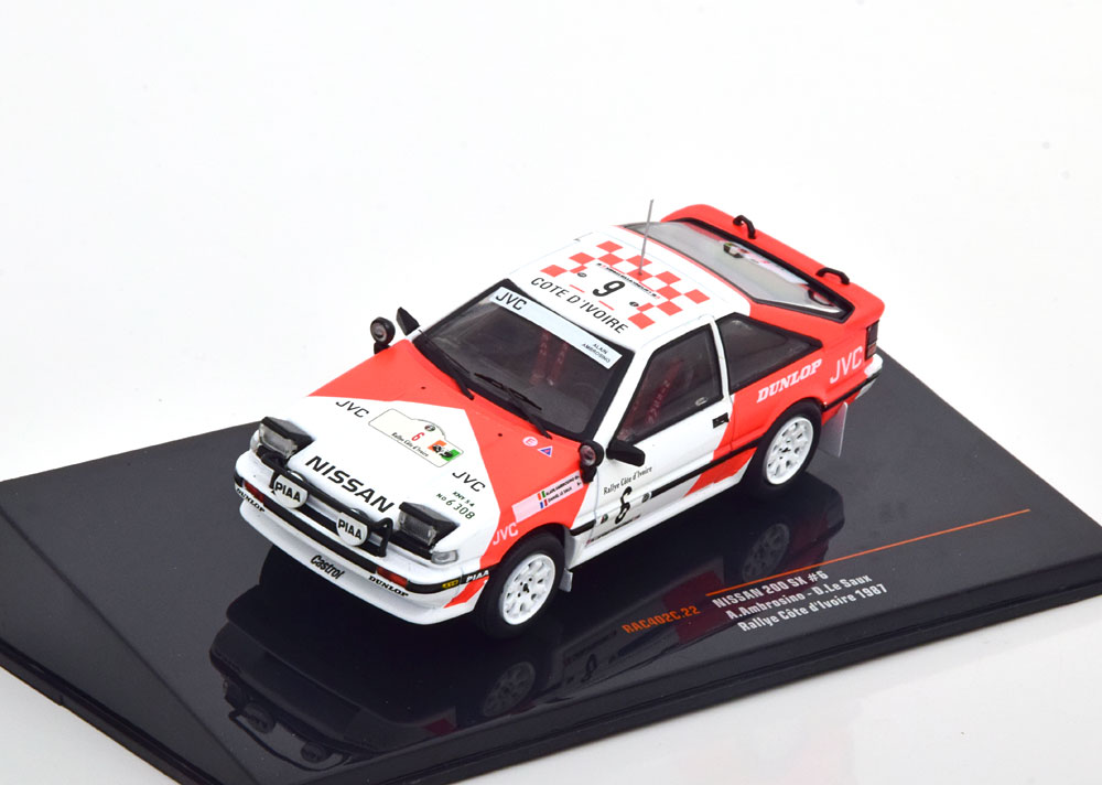 NISSAN 200SK NO 6 RALLY COTE D IVOIRE 1987