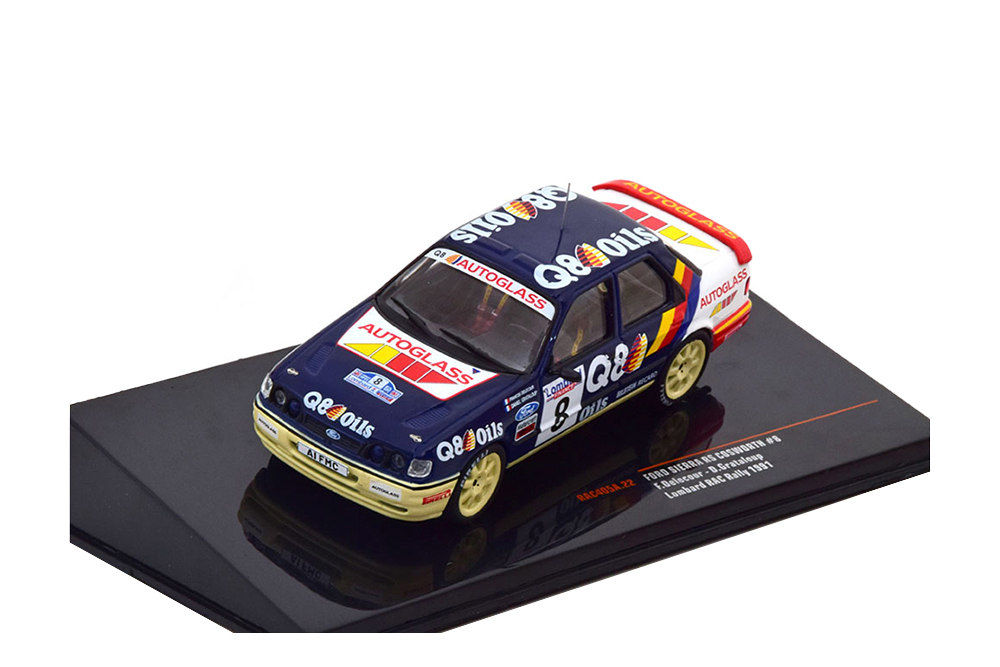 FORD SIERRA RS COSWORTH 4Х4 #8 Q8 TEAM FORD DELECOUR/GRATALOUP 6 МЕСТО RAC RALLY 1991