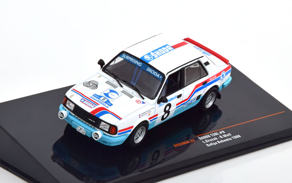 SKODA 130L NO 8 RALLY BOHEMIA 1988