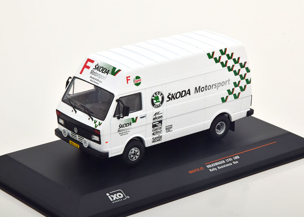 VW LT 45 LWB SKODA MOTORSPORT RALLY ASSISTANCE WHITE