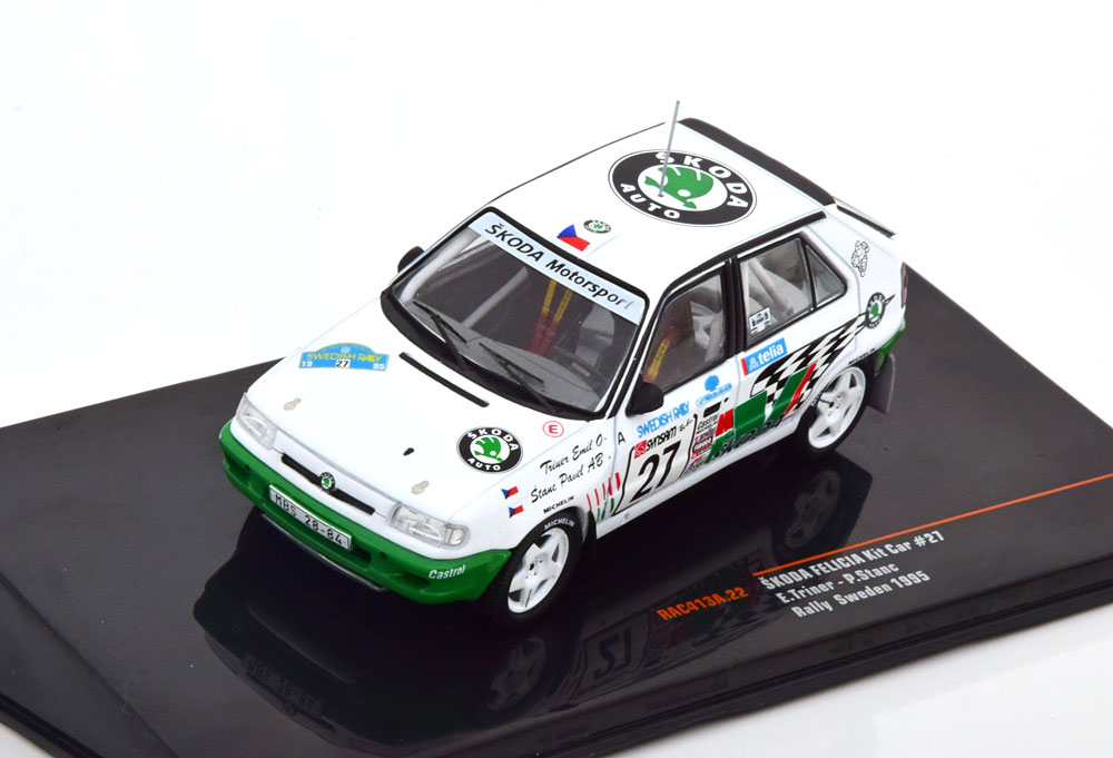 SKODA FELICIA KIT CAR NO 27 RALLY SWEDEN 1995