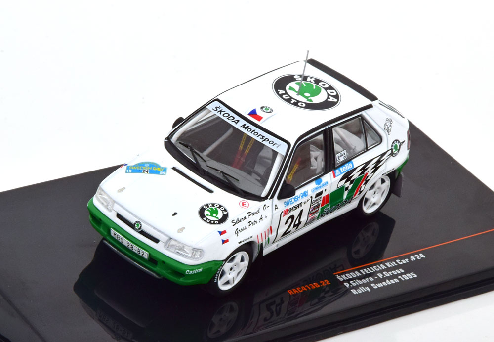 SKODA FELICIA KIT CAR NO 24 RALLY SWEDEN 1995