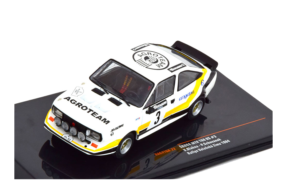 SKODA MTX 160 RS #3 BLAHNA/SCHOVANEK RALLY VALASSKA ZIMA 1984