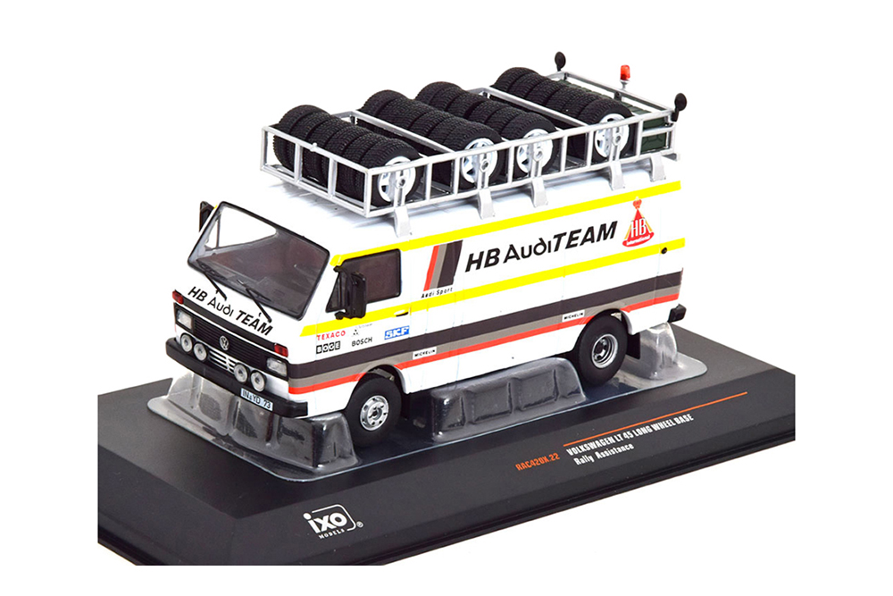 VW LT 45 LWB ТЕХНИЧКА HB AUDI TEAM С БАГАЖНИКОМ И КОЛЕСАМИ НА КРЫШЕ 1986