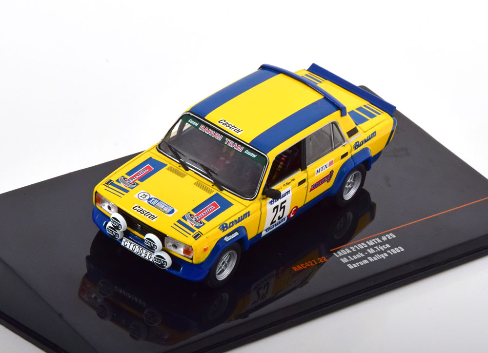 LADA 2105 MTX NO.25, RALLY BARUM 1983 LANK / TYCE / ВОЛЖСКИЙ АВТОМОБИЛЬ МТКС 25 РАЛЛИ БАРУМ ЛАНК ТЙКЕ