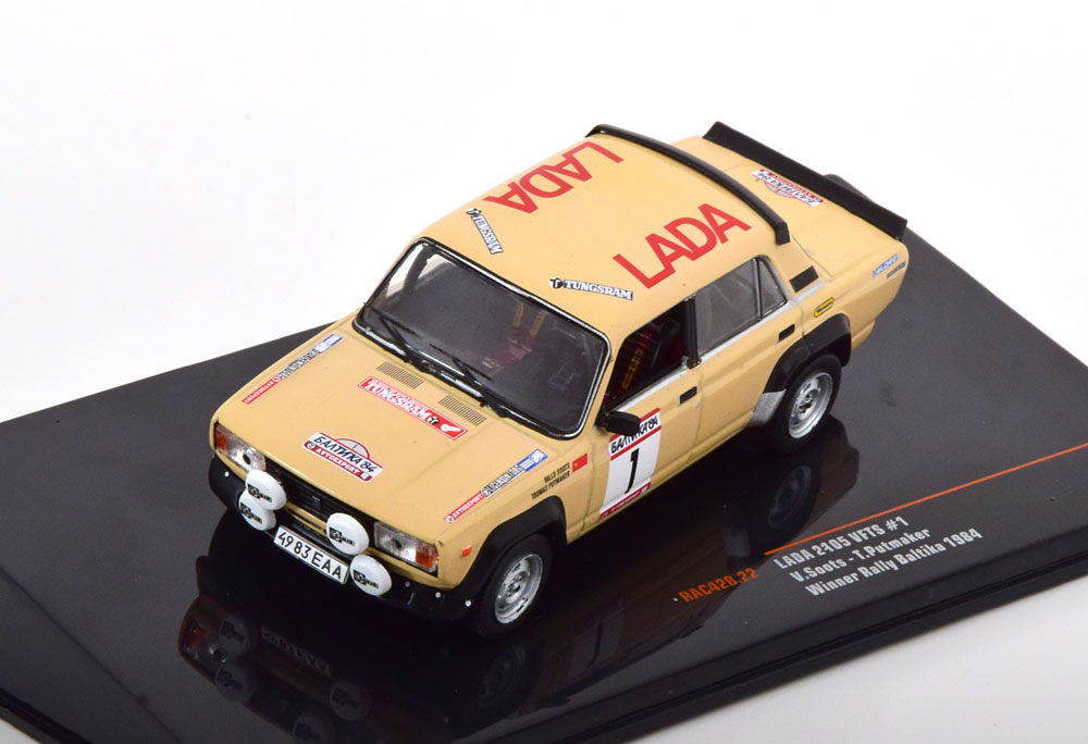 LADA 2105 VFTS WINNER RALLY BALTIKA 1984 SOOTS / PUTMAKER / ВОЛЖСКИЙ АВТОМОБИЛЬ ВФЦ ПОБЕДИТЕЛЬ РАЛЛИ БАЛТИКА СУЦ ПУТМАКЕР