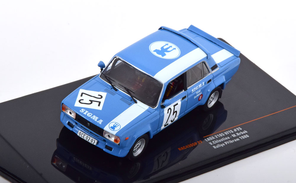 LADA 2105 VFTS NO.25, RALLY PRIBRAM 1986 CHLUSTINA / HRBEK / ВОЛЖСКИЙ АВТОМОБИЛЬ ВФЦ 25 РАЛЛИ ПРИБРАМ ЧЛУСТИНА ХРБЕК
