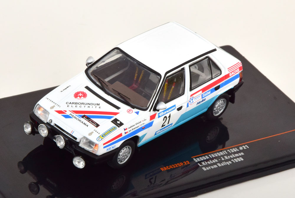 SKODA FAVORIT 136L NO 21 BARUM RALLY 1990
