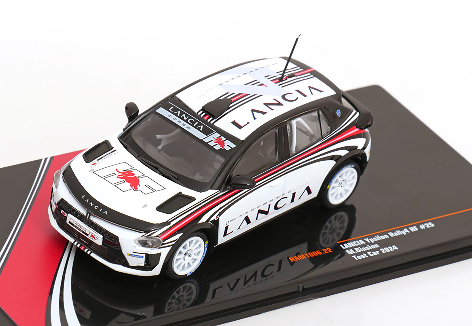 LANCIA YPSILON RALLY4 HF TEST CAR 2024 BIASION / ЛЯНЧА ЙПСИЛОН RALLY4 ХФ ТЕСТОВЫЙ АВТОМОБИЛЬ БИАСИОН