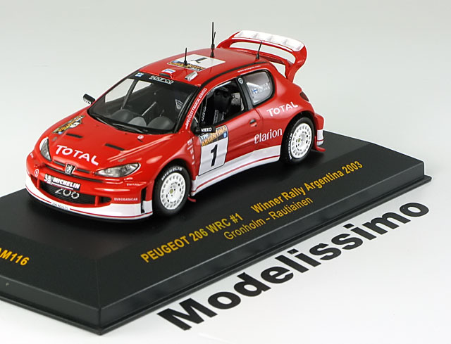 PEUGEOT 206 WRC WINNER RALLY ARGENTINA 2003
