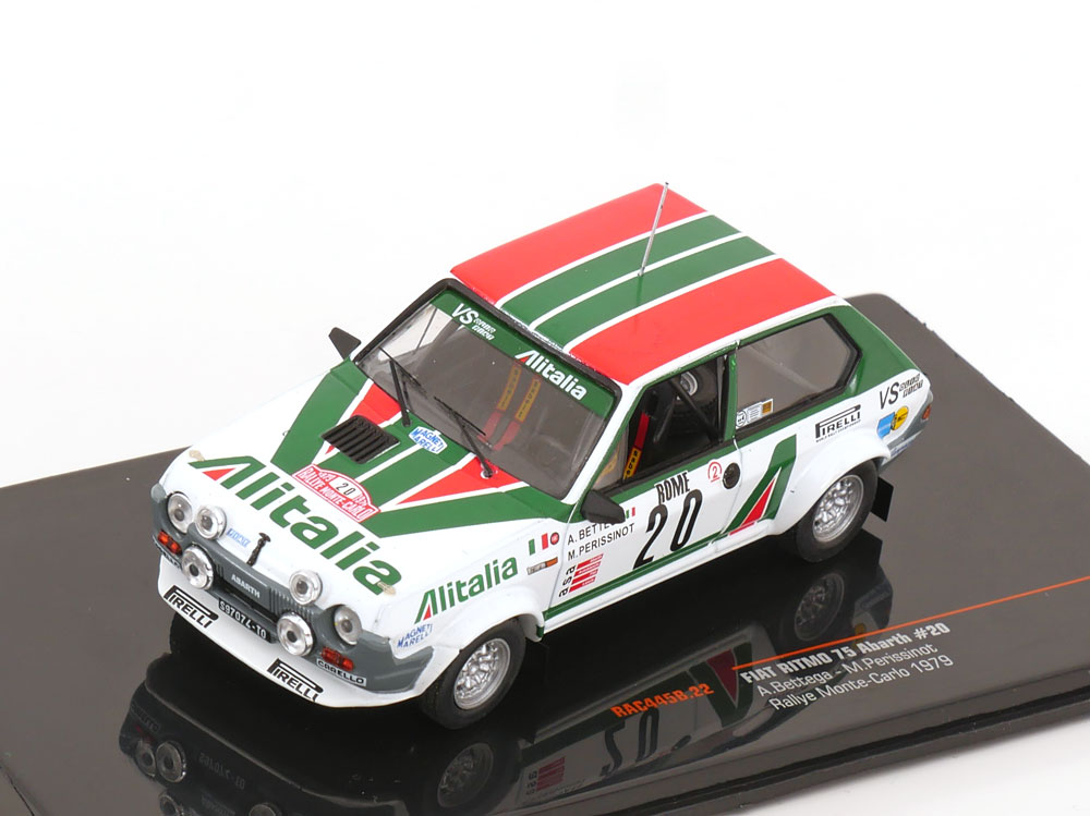 FIAT RITMO 75 ABARTH NO 20 RALLY MONTE CARLO 1979 ALITALIA