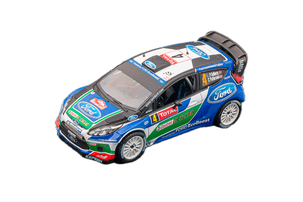 FORD FIESTA RS WRC 4 P.SOLBERG-C.PATTERSON 3RD RALLY MONTE CARLO 2012, BLUE