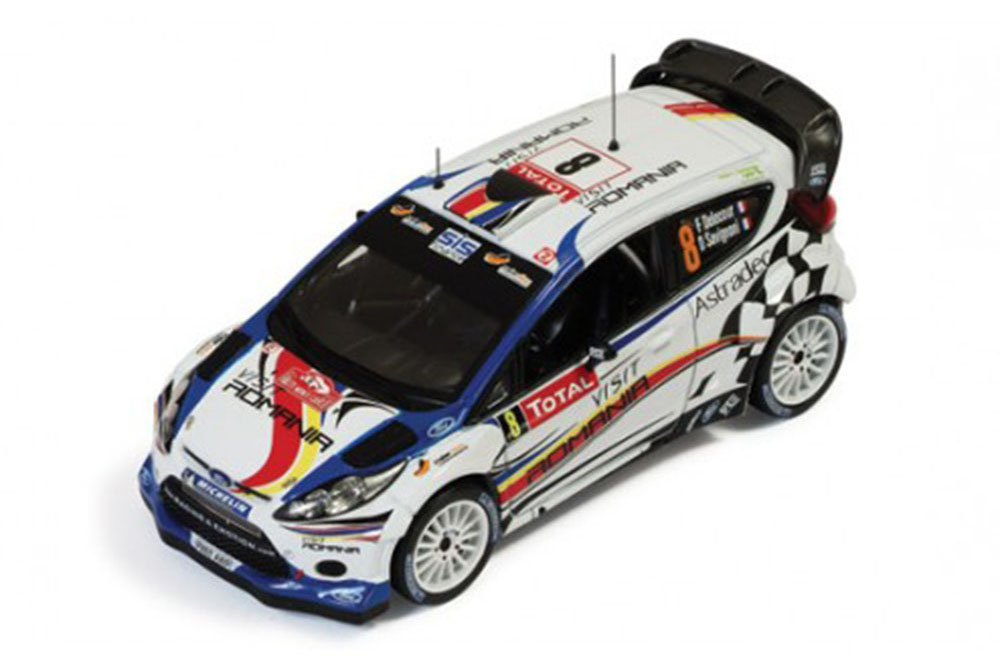 FORD FIESTA RS WRC 8 F.DELECOUR/D.SAVIGNONI RALLY MONTE CARLO 2012, WHITE