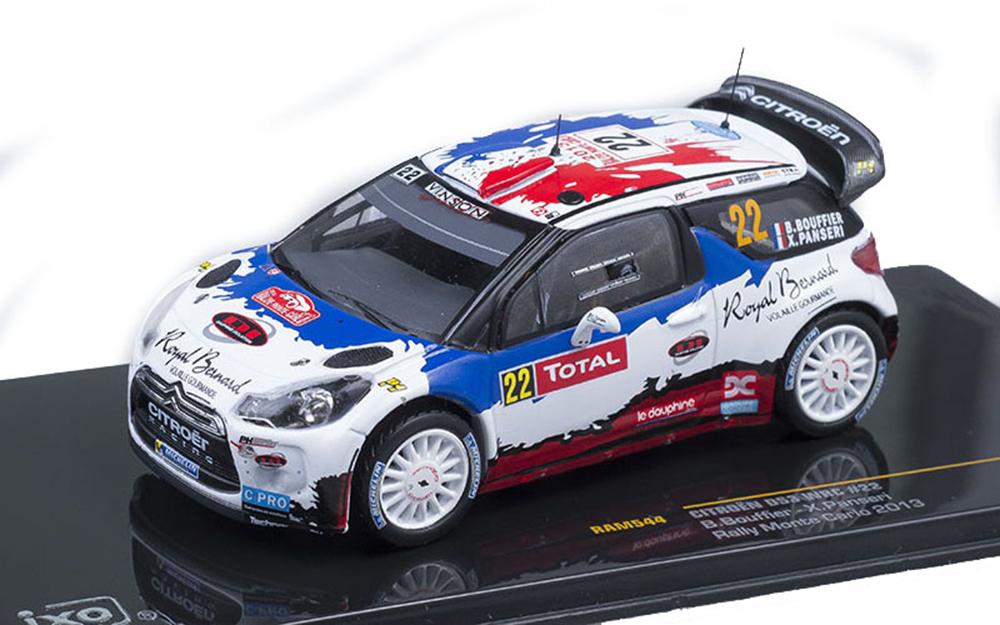 CITROEN DS3 WRC #22 B.BOUFFIER-X.PANSERI RALLY MONTE CARLO 2013