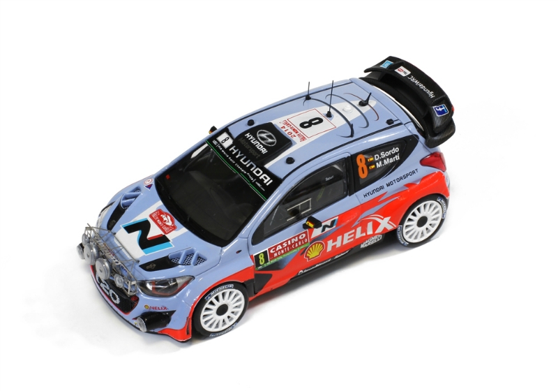 HYUNDAI I20 WRC #8 D.SORDO-M.MARTI RALLY MONTE-CARLO 2014 (С ЛЮСТРОЙ)