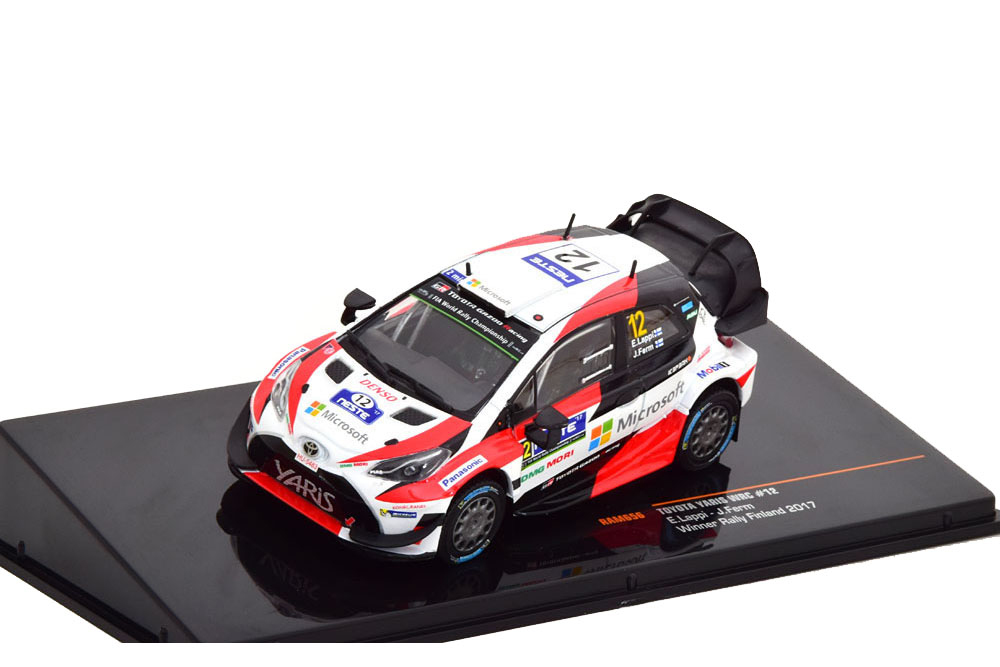 TOYOTA YARIS WRC #12 LAPPI/FERM WINNER RALLY FINLAND 2017