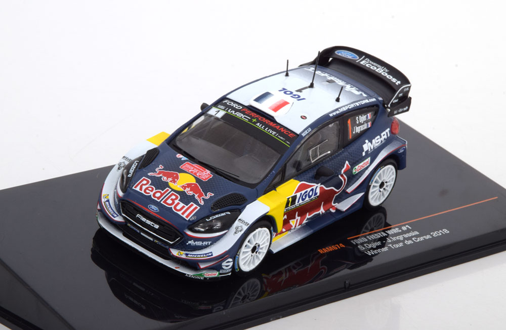 FORD FIESTA WRC WINNER TOUR DE CORSE WORLD CHAMPION 2018 RED BULL