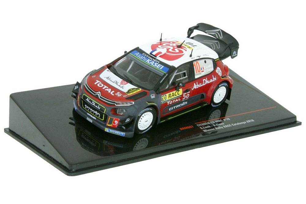 CITROEN C3 WRC #10 S.LOEB/D.ELENA WINNER RALLY CATALUNYA 2018