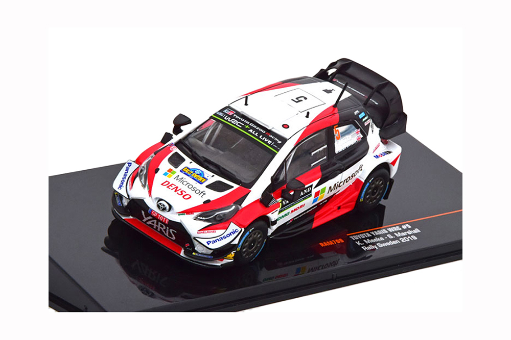 TOYOTA YARIS WRC #5 MICROSOFT MEEKE/MARSHALL RALLY SWEDEN 2019