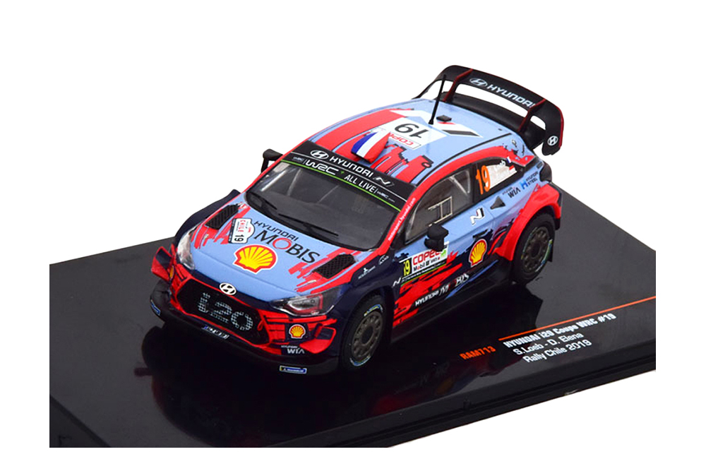 HYUNDAI I20 WRC #19 LOEB/ELENA RALLY CHILE 2019