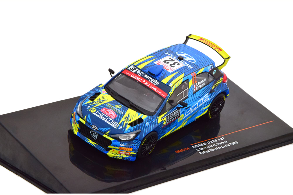 HYUNDAI I20 R5 #32 SARRAZIN/PARENT RALLY MONTE CARLO 2020