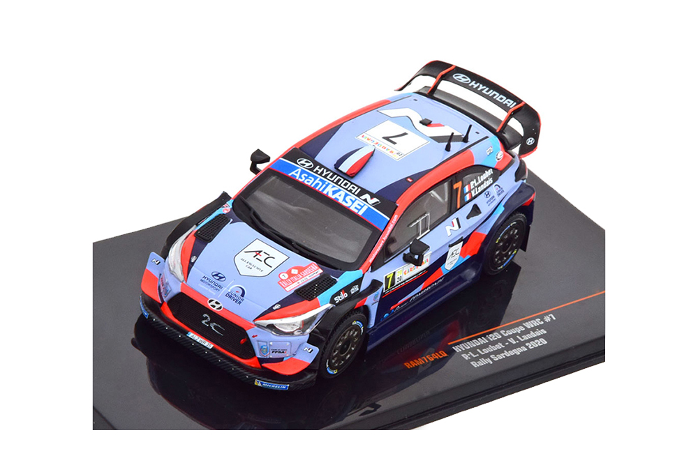 HYUNDAI I20 COUPE WRC NO 7 RALLY SARDINIEN 2020