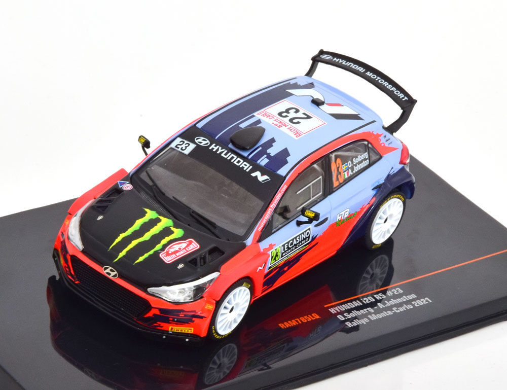 HYUNDAI I20 COUPE WRC NO 23 RALLY MONTE CARLO 2021