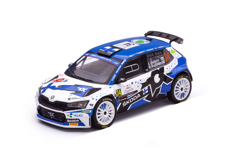 SKODA FABIA RALLY 2 EVO #34 LINDHOLM/KORHONEN 13 МЕСТО RALLY CROATIA 2021 / SKODA FABIA RALLY 2 EVO #34 ЛИНДХОЛЬМ/КОРХОНЕН 13 МЕСТО РАЛЛИ ХОРВАТИИ 2021