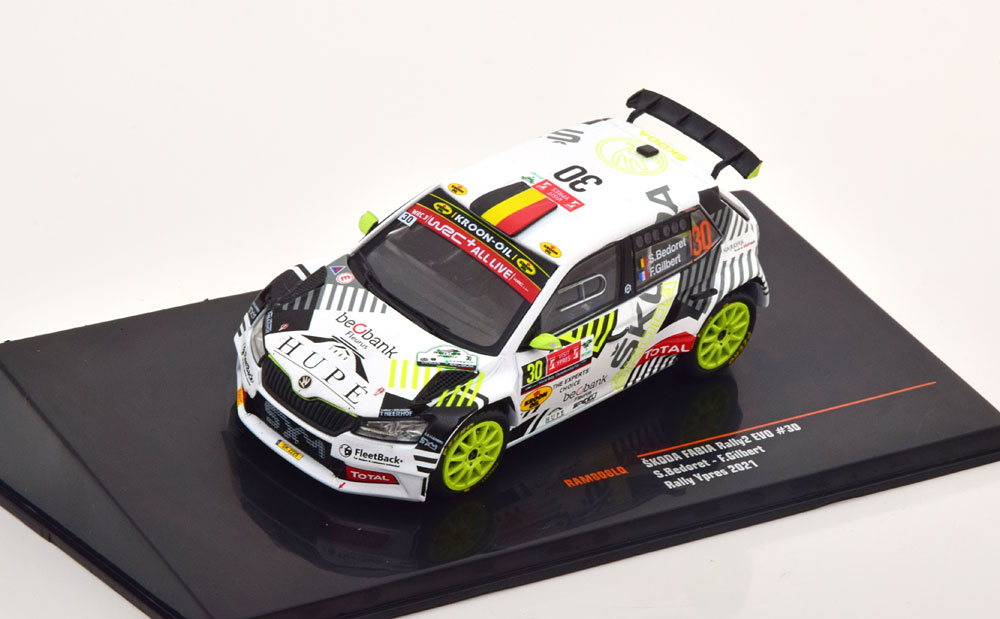 SKODA FABIA RALLY2 EVO NO 30 RALLY YPRES 2021